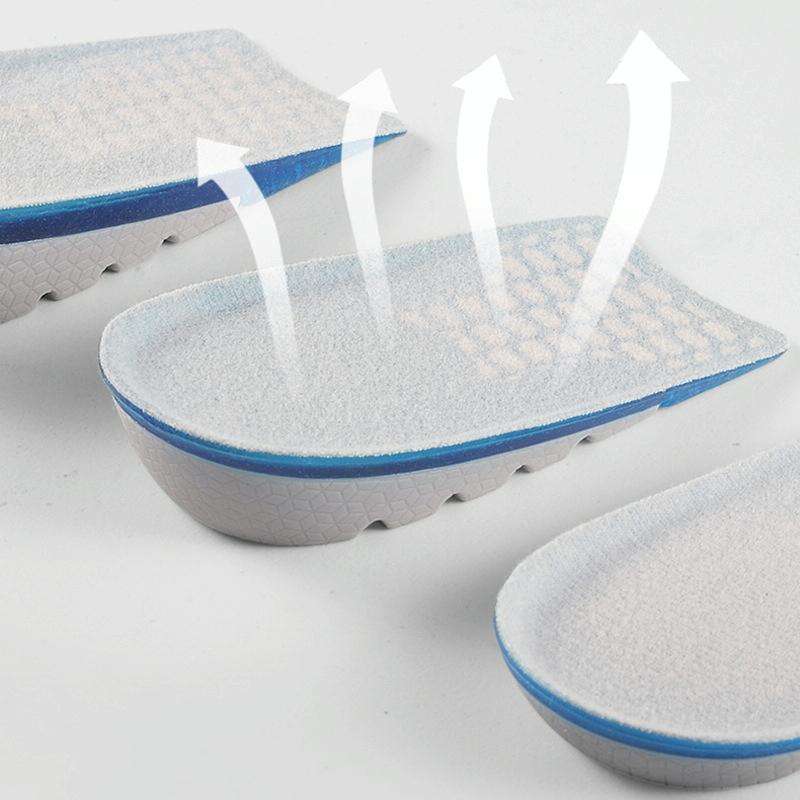 Silicone Honeycomb Shock Absorption TPE Heel Protection Pad Heightening Insole, Size: Height 1.5 cm