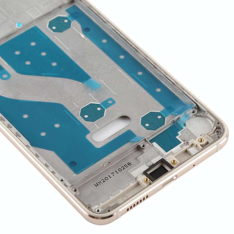 Middle Frame Bezel Plate with Side Keys for Huawei P10 Lite(Gold)