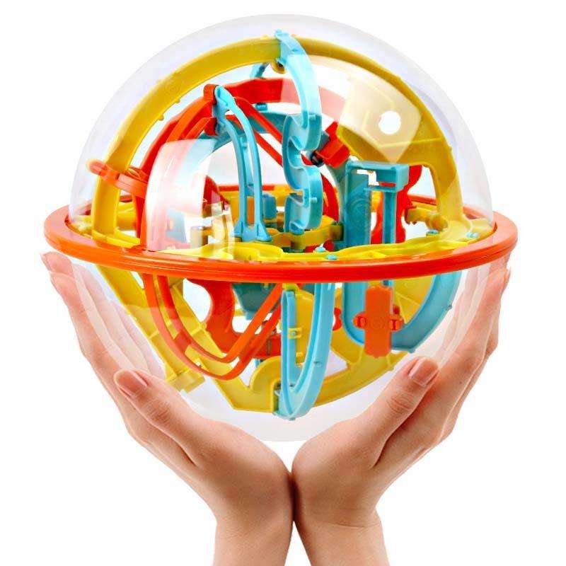 101202 110 Levels Intelligence Breakthrough Maze Ball Magic Ball Portable Children Toy