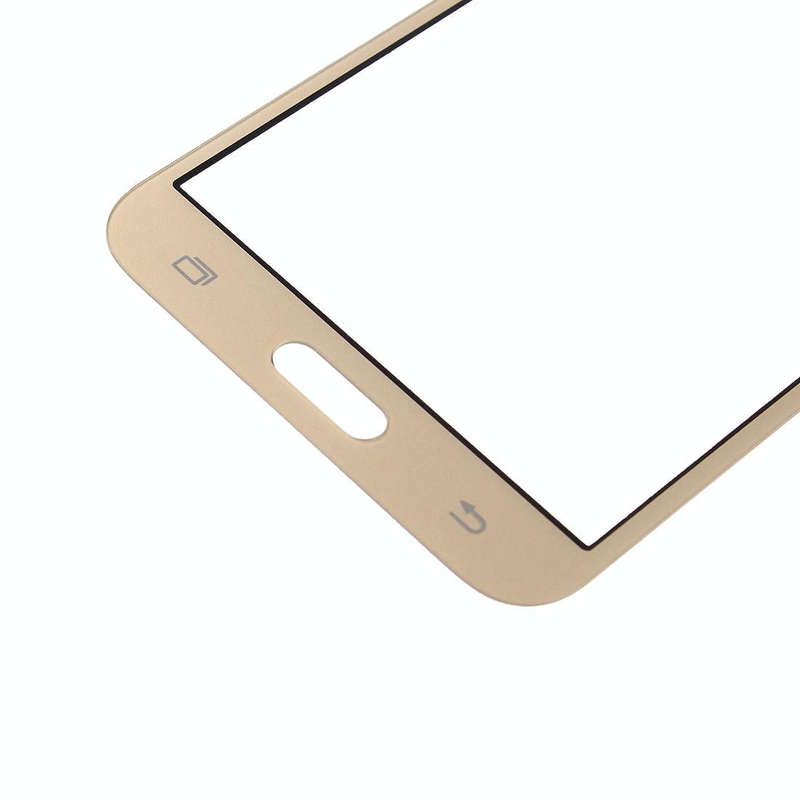 For Galaxy J5 / J500 Front Screen Outer Glass Lens (Gold)