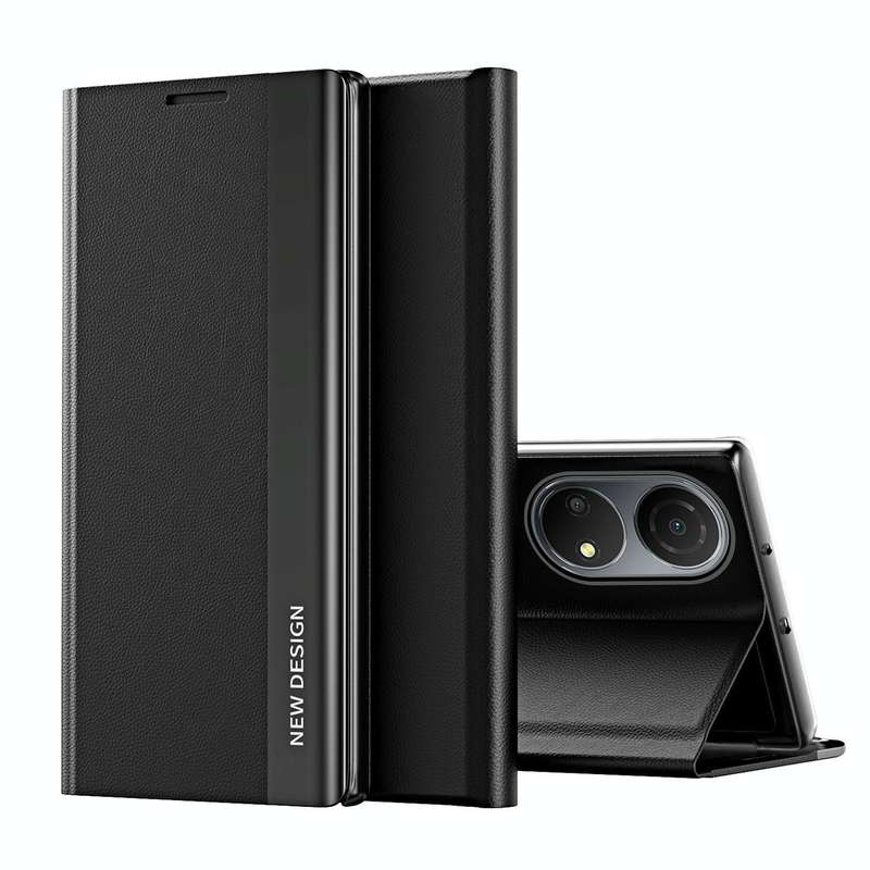 For Honor X7 2022 / X7 Play / Huawei Enjoy 30 Plus Side Electroplated Adsorption Leather Phone Ca...