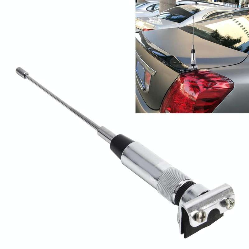 PS-24 Universal Car Mini Decoration Extensile Aerial Clip Side Car Modified To Remove Static Elec...