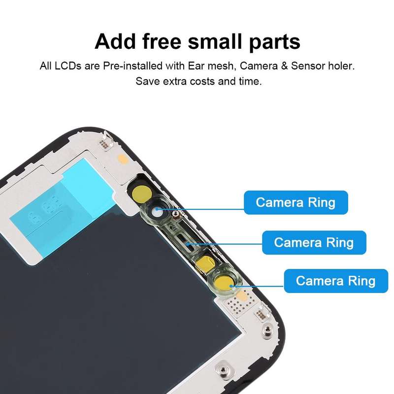 JK TFT LCD Screen for iPhone XS with Digitizer Full Assembly(Black)