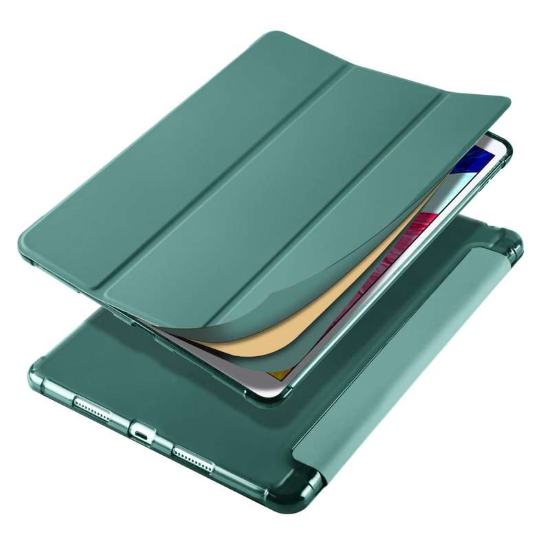 For iPad Pro 10.5 inch / Air 3 10.5 inch 3-folding Horizontal Flip PU Leather + Shockproof TPU Ca...