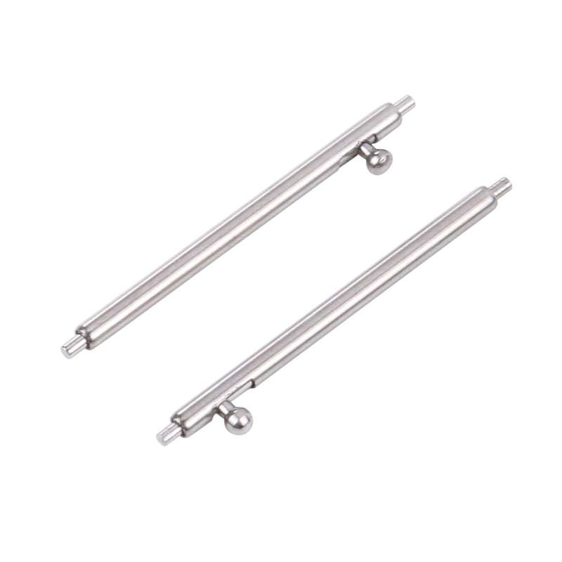 26mm 100pcs Stainless Steel Watch Band Connector, Outside Diameter:1.8mm