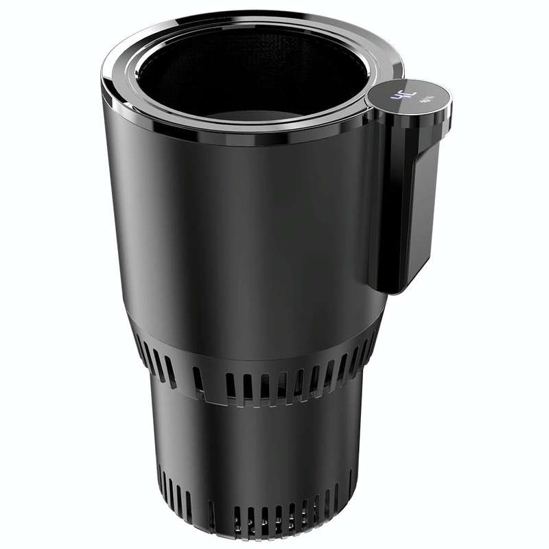 2-in-1 Smart Car Cup Cooler Outdoor Travel Heater Portable Auto Mini Refrigerator 12V Cooling Hea...