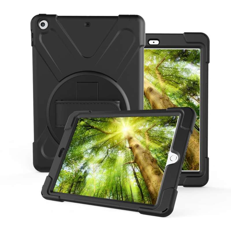 For Galaxy Tab S4 10.5 T830/T835 360 Degree Rotation PC + Silicone Protective Case with Holder & ...