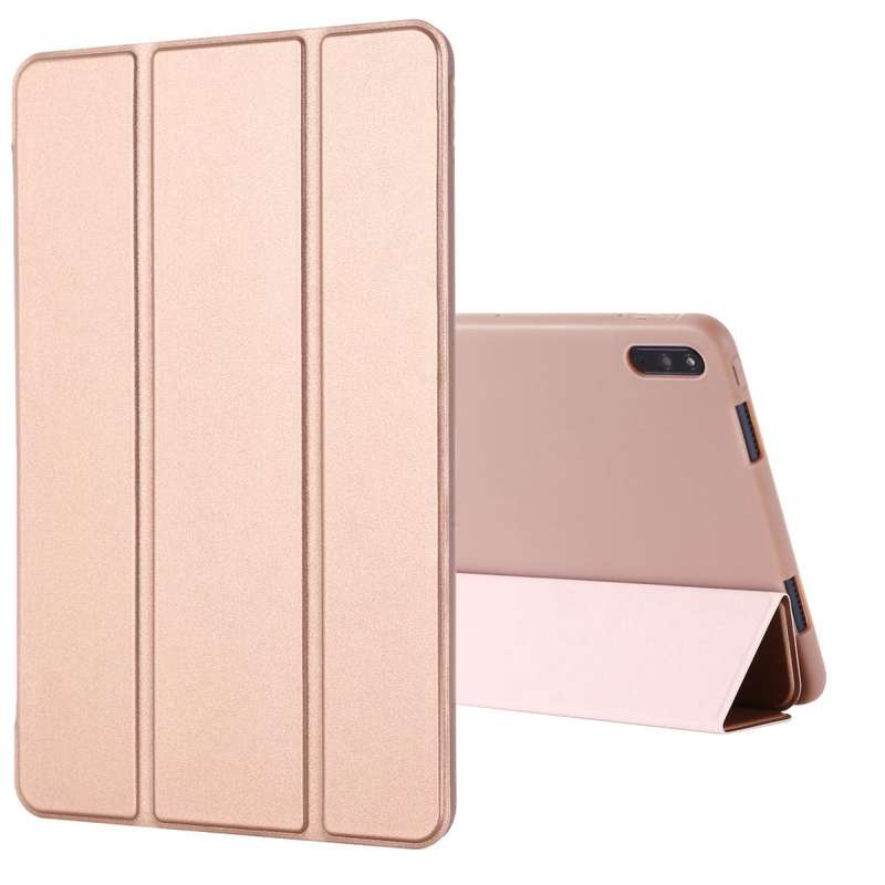 For Huawei Matepad 10.4 GEBEI Shockproof Horizontal Flip Leather Case with Three-folding Holder(R...