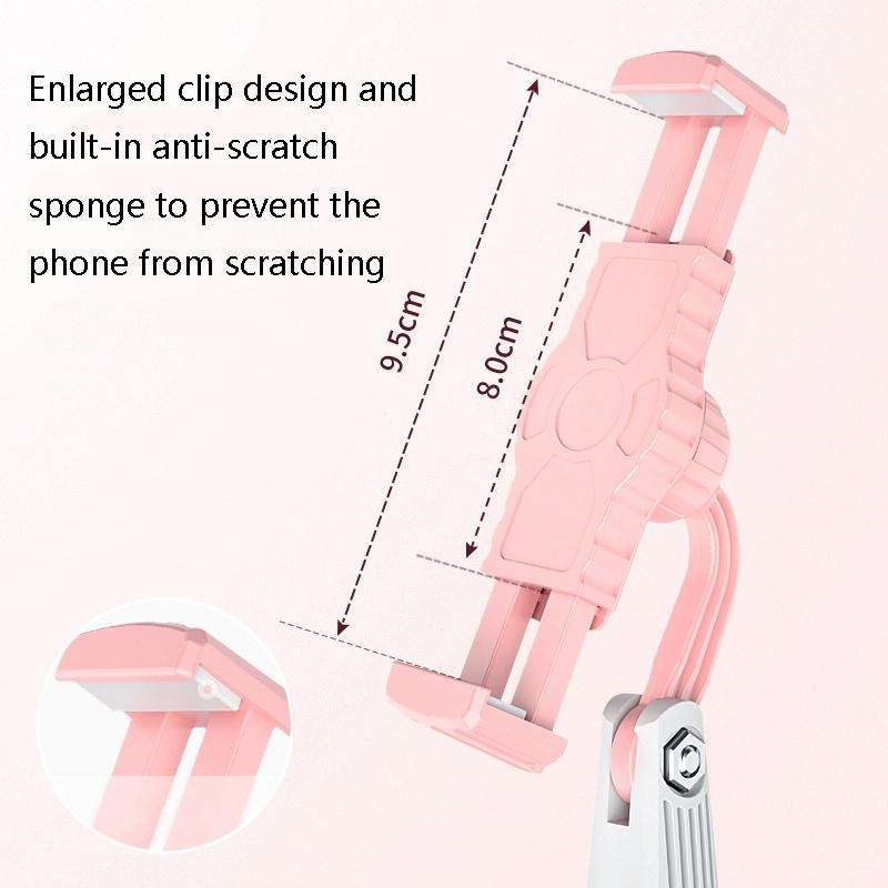 Multifunctional Lifting Colorful Live Bracket(Pink White)