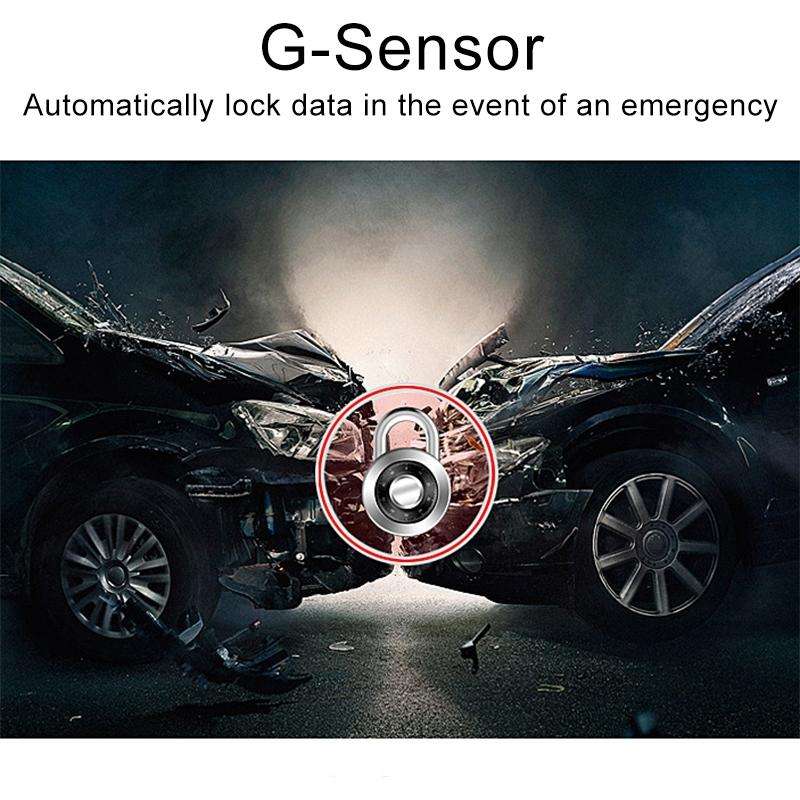 X96 4 inch 2.5D Full HD 1080P Multi-functional Smart Car Dual Lens Video Record Camera Support TF...