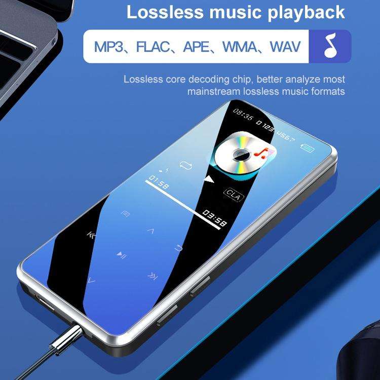M22 Portable Bluetooth Touch Screen MP3 Player Recorder E-Book, Memory Capacity: 16GB(Black)