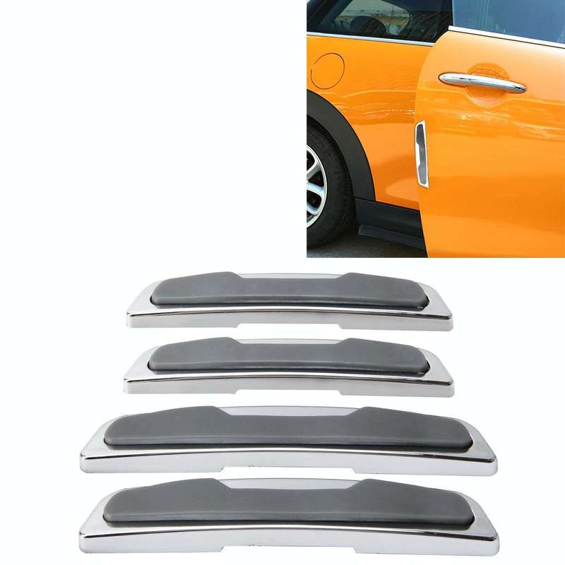 4 PCS Car Door Side Guard Anti Crash Strip Car Exterior Avoid Bumps Collsion Impact Protector Fas...