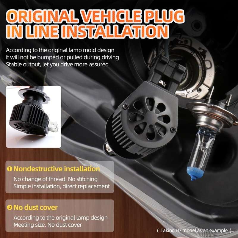 M6 9006 / HB4 2 PCS DC9-36V / 25W / 6000K / 2500LM IP68 Waterproof Car LED Headlight(Cold White L...