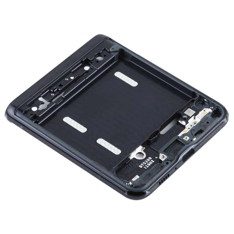 For Samsung Galaxy Z Flip 5G SM-F707  Lower Middle Frame Bezel Plate (Black)