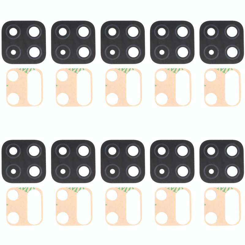 For Samsung Galaxy A22 5G SM-A226 10pcs Back Camera Lens