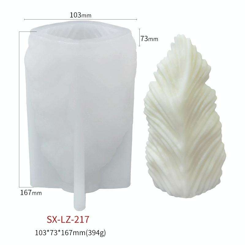 Scallop DIY Scented Candle Silicone Mold, Specification: LZ-217