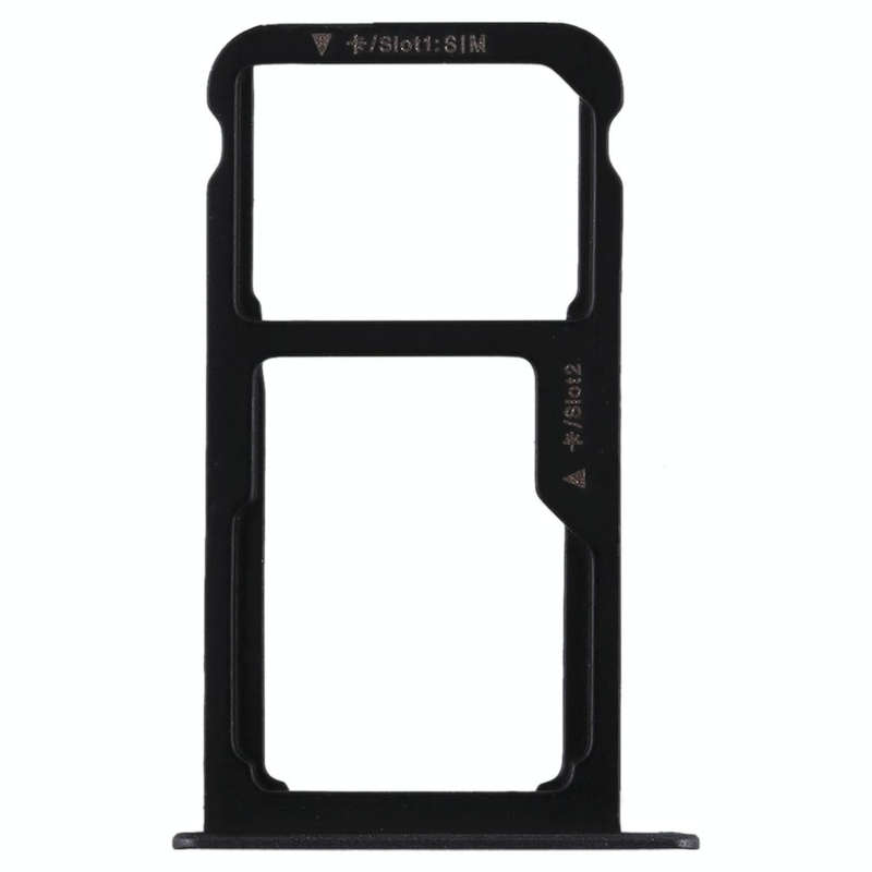 SIM Card Tray + SIM Card Tray / Micro SD Card for Huawei P9 Lite(Black)