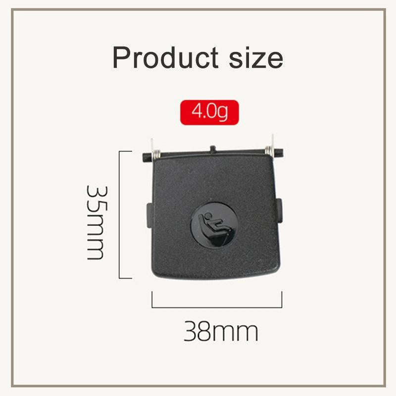 For BMW 3 Series E92 Left Driving Car Child Safety Seat Isofix Switch Cover 5220 6970 746-1(Beige)