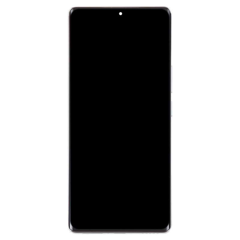 Original LCD Screen For Honor 80 Digitizer Full Assembly with Frame(Silver)
