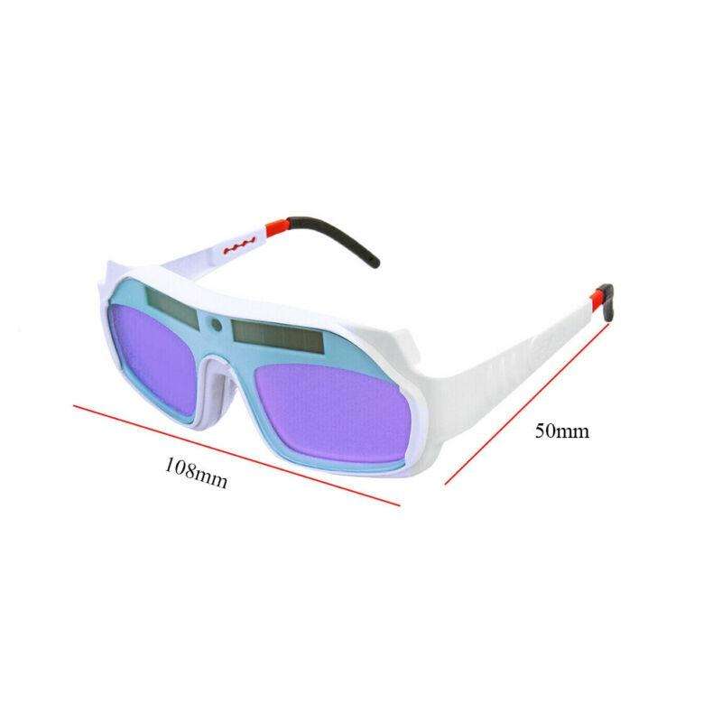 Automatic Dimming Anti-Ultraviolet Anti-Strong Photoelectric Welding Glasses(White)