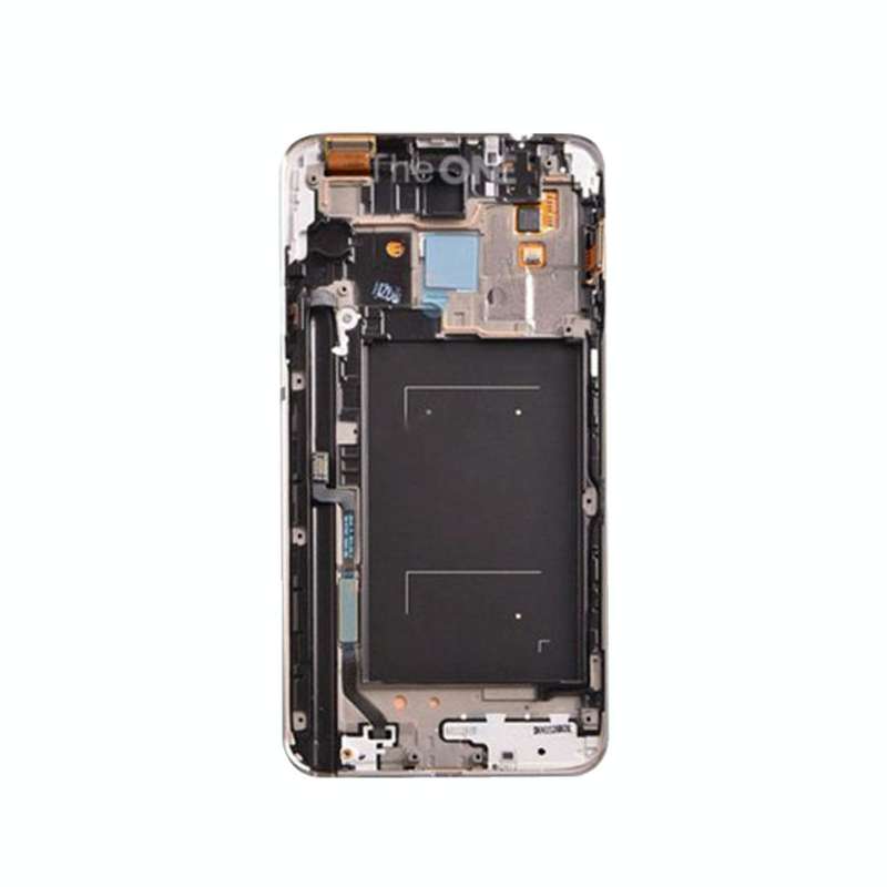 Original LCD Display + Touch Panel with Frame for Galaxy Note 3 Neo / N7505(White)