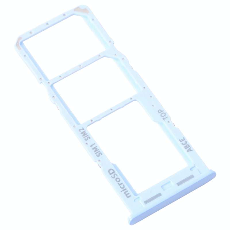 For Samsung Galaxy A23 SM-A235 Original SIM Card Tray + SIM Card Tray + Micro SD Card Tray (Blue)