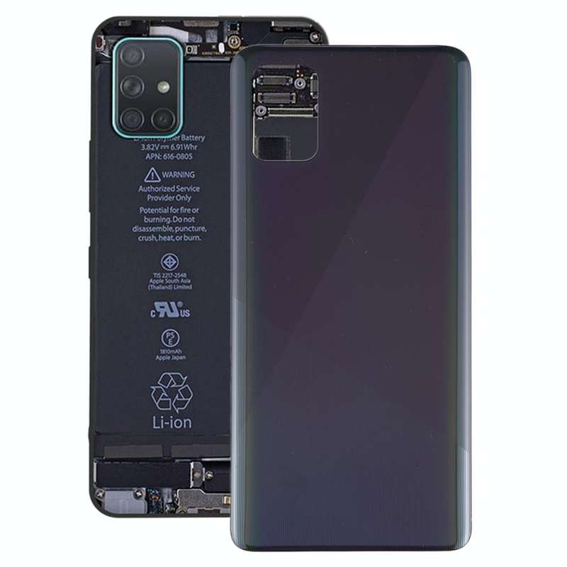 For Galaxy A51 Original Battery Back Cover (Black)
