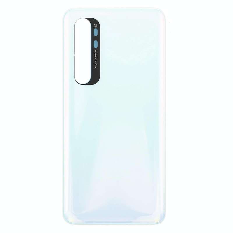 Original Battery Back Cover for Xiaomi Mi Note 10 Lite M2002F4LG M1910F4G(White)