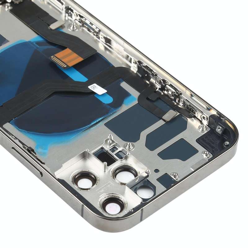 Battery Back Cover Assembly (with Side Keys & Speaker Ringer Buzzer & Motor & Camera Lens & Card ...