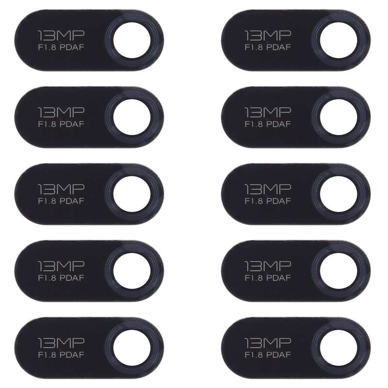 For Huawei Y6 Pro 2019 / Y6 2019  10pcs Back Camera Lens (Black)
