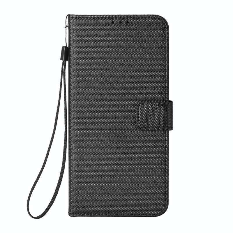 For OPPO Reno8 Pro Diamond Texture Leather Phone Case(Black)