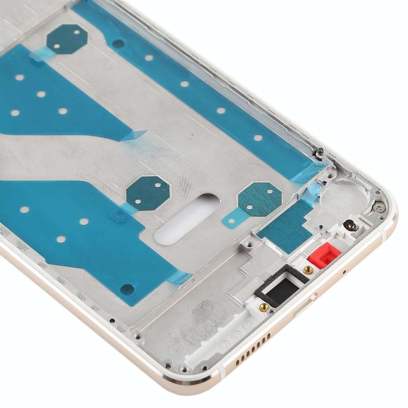 Middle Frame Bezel Plate with Side Keys for Huawei P10 Lite(White)