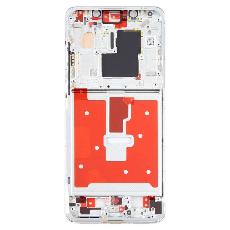 For Huawei Mate 50 Pro Front Housing LCD Frame Bezel Plate(Gold)