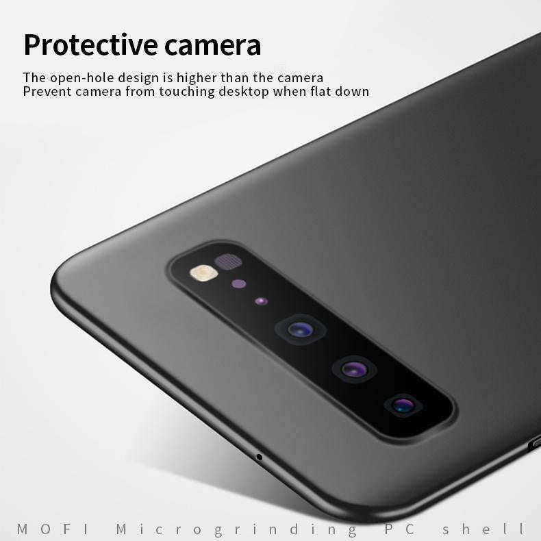 For Galaxy S10 5G MOFI Frosted PC Ultra-thin Hard Case(Blue)