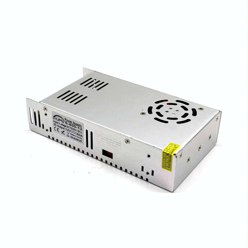 S-600-12 DC12V 50A 600W Light Bar Regulated Switching Power Supply LED Transformer, Size: 215 x 1...