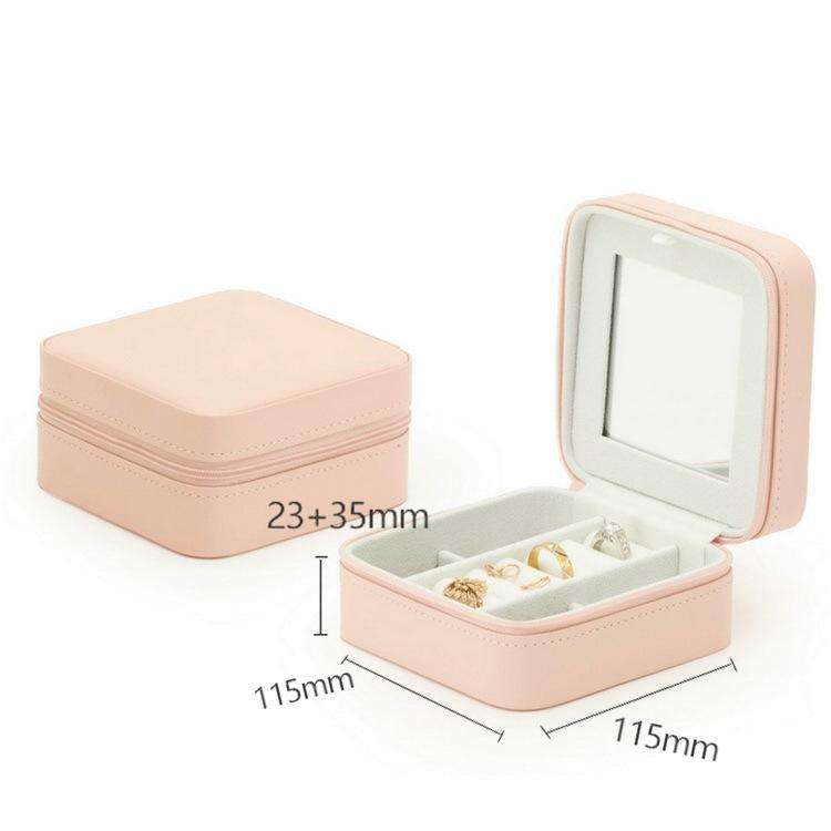 01907 Travel Portable Velvet Jewelry Organizer