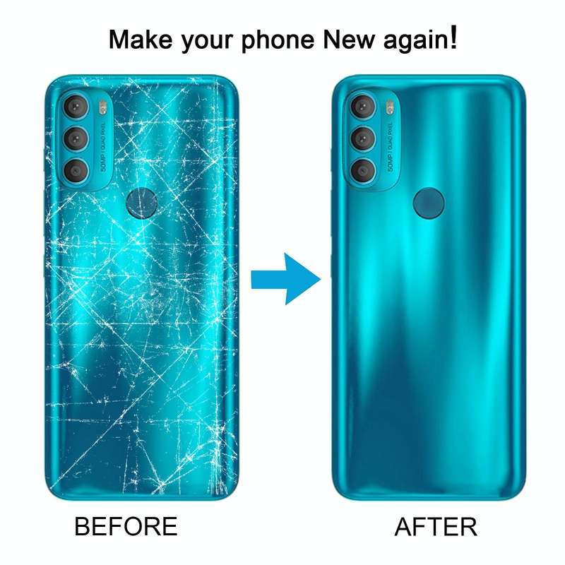 For Motorola Moto G71 5G Original Battery Back Cover (Blue)