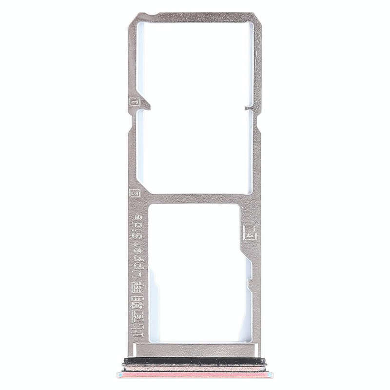 For Vivo Y75 2 x SIM Card Tray + Micro SD Card Tray (Rose Gold)