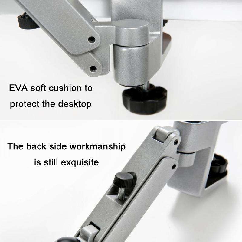 Aluminum Alloy Computer Desk Wrist Brace Arm Bracket, Color: Liftable Gray