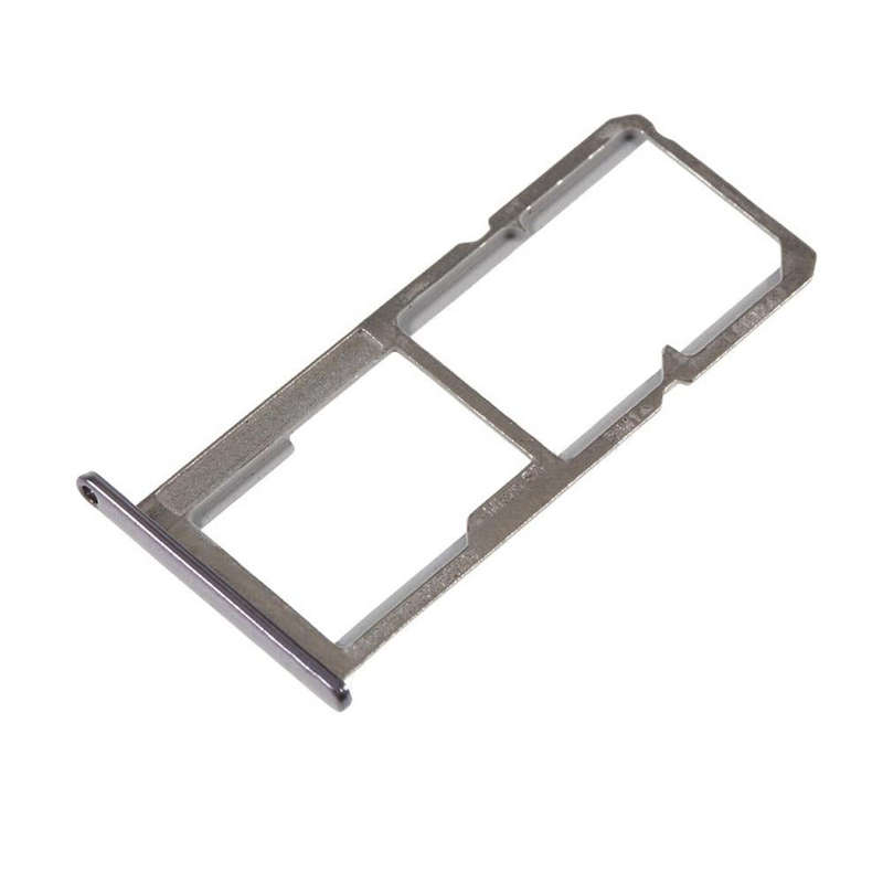 SIM Card Tray + SIM Card Tray + Micro SD Card Tray for Motorola Moto E5 Plus(Black)