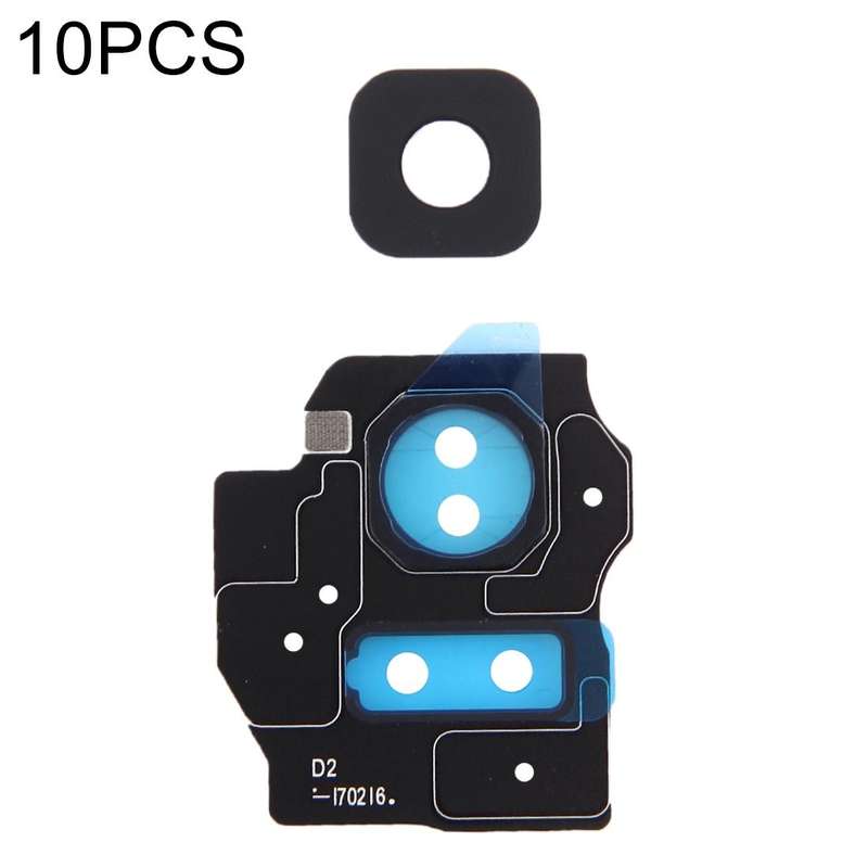 For Galaxy S8+ / G955 10pcs Camera Lens Cover (Black)