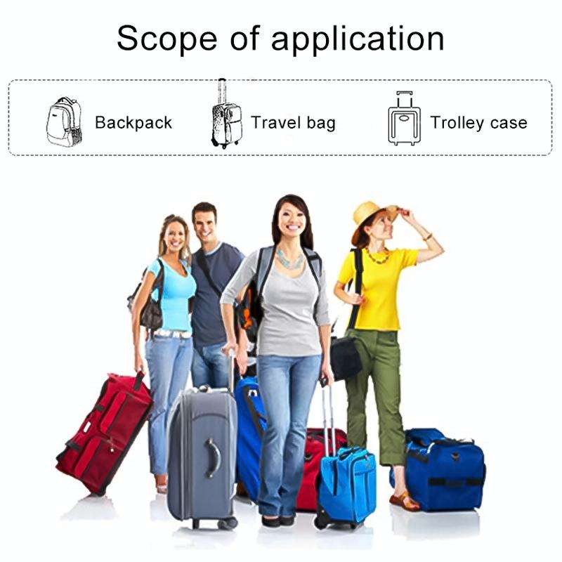 JASIT TSA719 Zinc Alloy 3-Digit Password TSA Lock Travel Luggage Padlock(Blue)