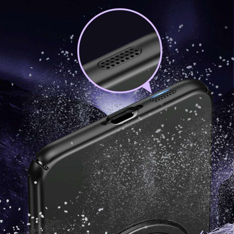 For Samsung Galaxy S23 5G Matte Magsafe Magnetic Phone Case with Trolley Holder(White)