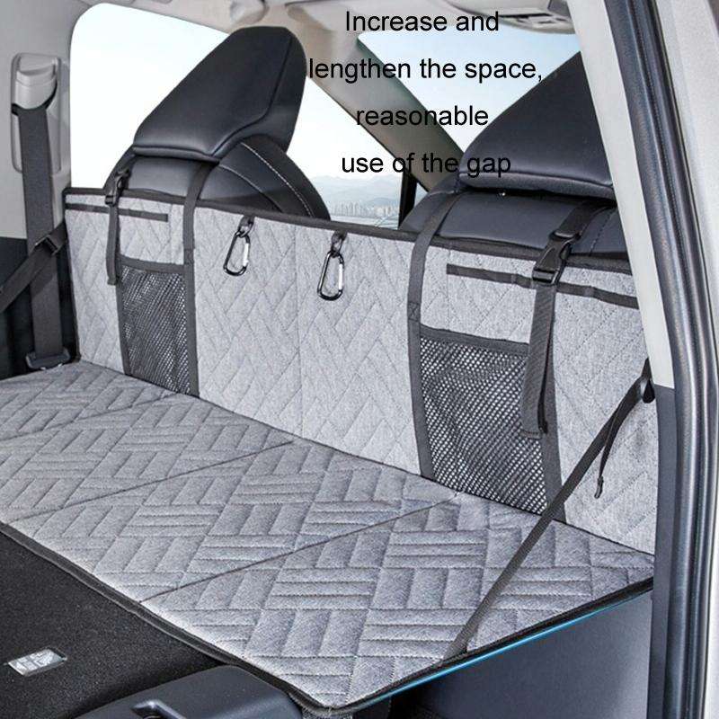 Car Camping Bed Folding Board SUV Rear Row Extension Board For Tesla, Color: Black
