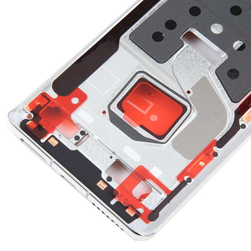 For Huawei Mate 40 Pro Front Housing LCD Frame Bezel Plate(Silver)