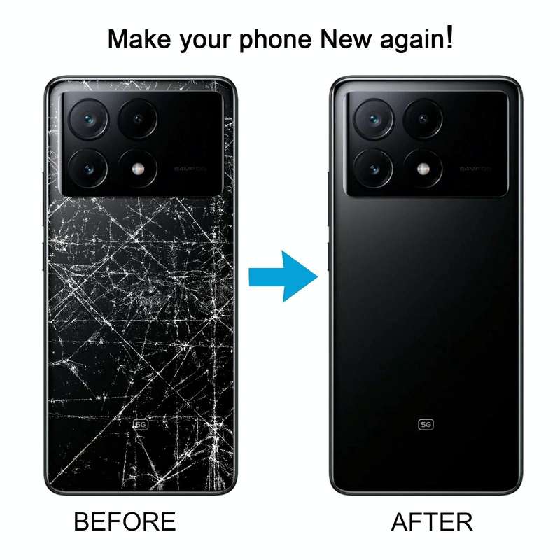 For Xiaomi Poco X6 Original Battery Back Cover(Black)