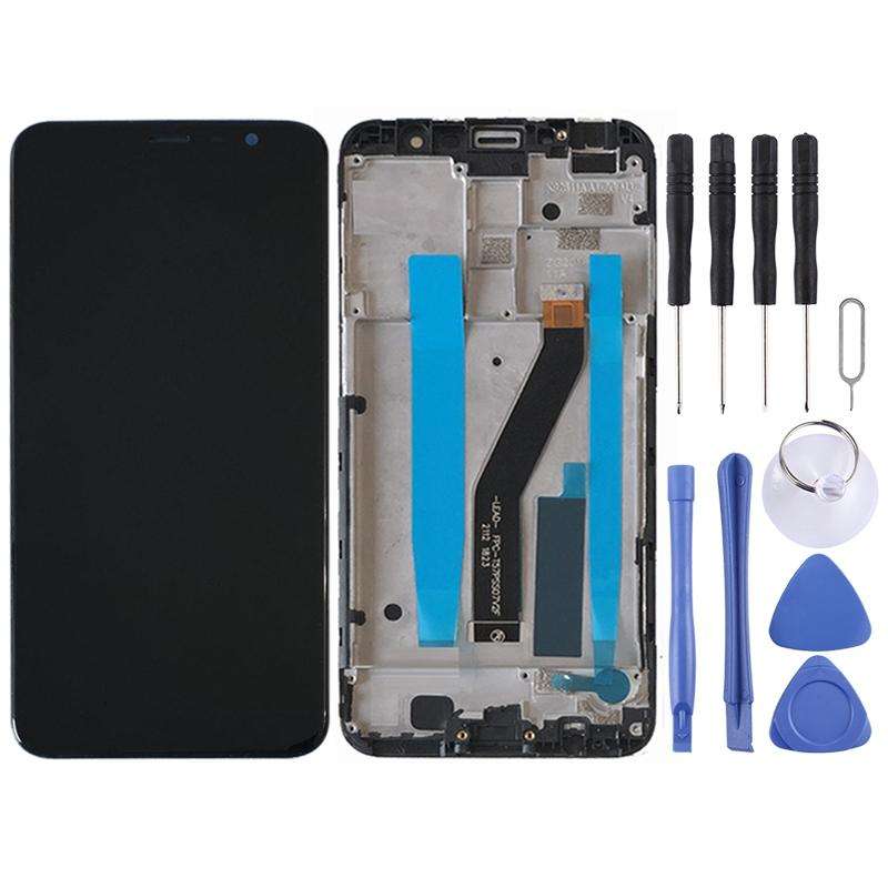 TFT LCD Screen for Meizu M6T M811Q Digitizer Full Assembly with Frame(Black)