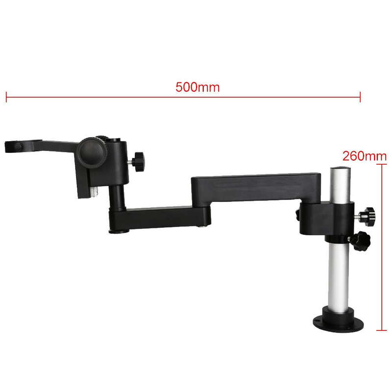 Kaisi 360 Degrees Microscope Rotary Folding Support(Black)