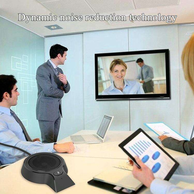 M100PRO Built-in Speaker 360-Degree Pickup Video Voice Call USB Omnidirectional Microphone Confer...