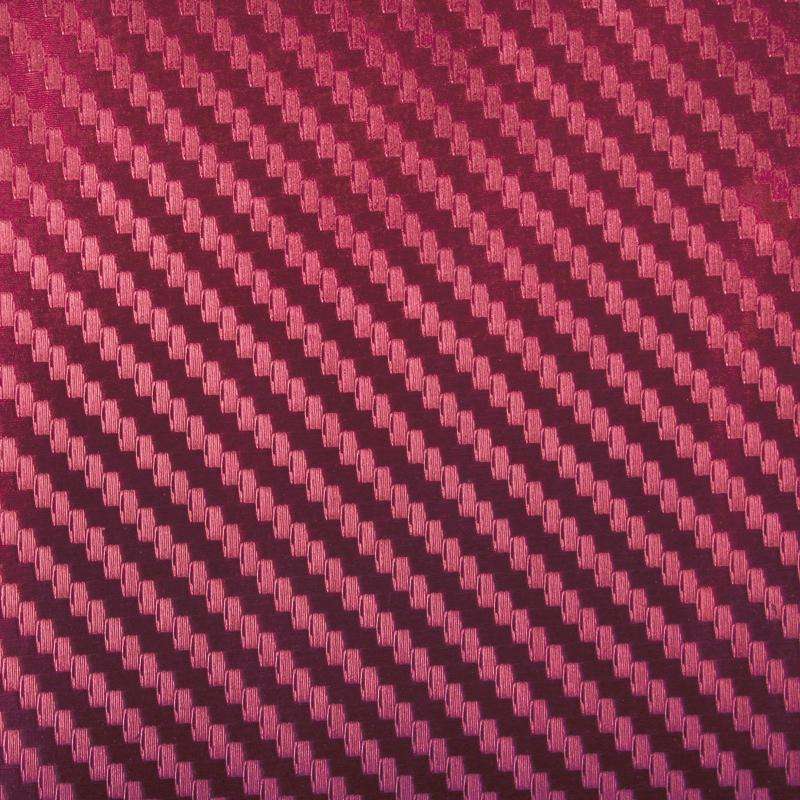Car Decorative 3D Carbon Fiber PVC Sticker, Size: 152cm x 50cm(Wind Red)